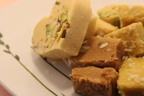 Sweets pakistan sweets indian sweets for festivals like eid and diwali Stock Photos