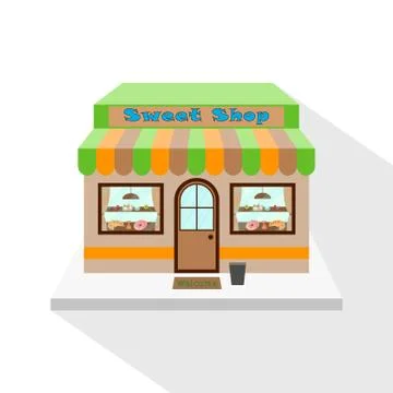 Sweets shop Stock Illustration