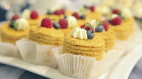 Sweets on The Table 스톡 동영상 55689395