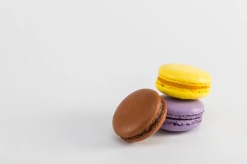 Sweets on white background Stock Photos