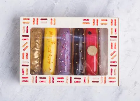 Sweets on white background Foto stock