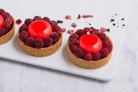 Sweets on white background Stock Photos