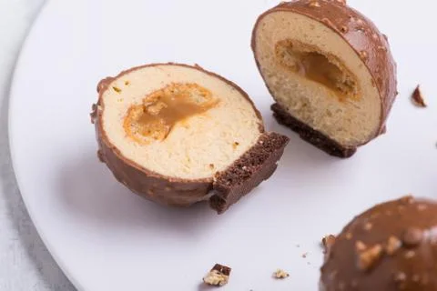 Sweets on white background Stock Photos