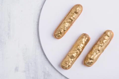 Sweets on white background Stock Photos