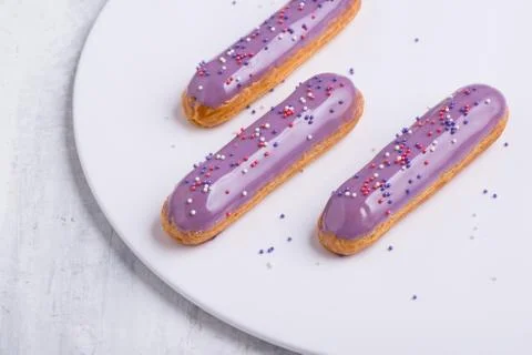 Sweets on white background Stock Photos