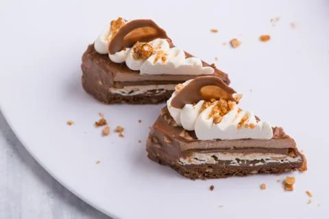 Sweets on white background Stock Photos