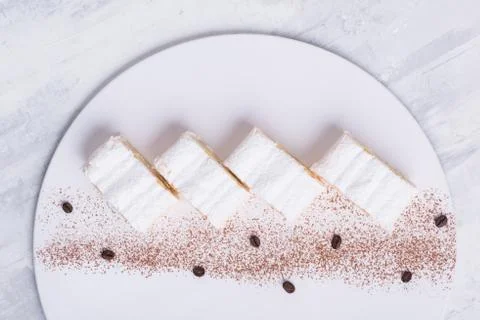 Sweets on white background Stock Photos