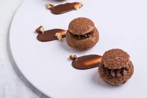 Sweets on white background Stock Photos