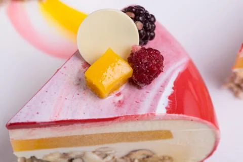 Sweets on white background Stock Photos