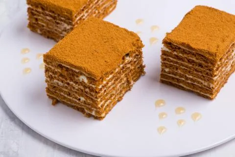 Sweets on white background Stock Photos