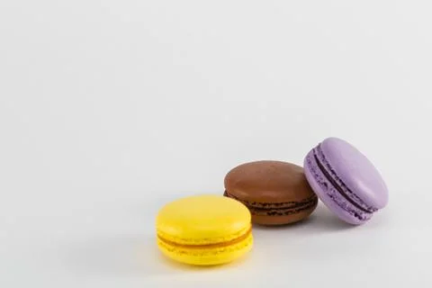 Sweets on white background Stock Photos