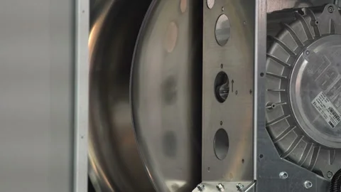 Swegon high-tech air handling unit with direct-driven supply air and extract air Stock Footage 88694714