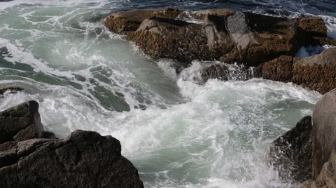 Swelling Ocean Waves Vídeo Stock 63476487