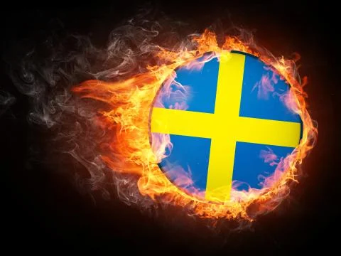 Swiden Flag Stock Illustration