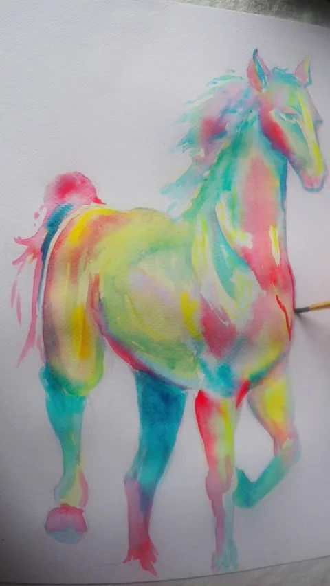 Swift horse Stock Footage 289861596