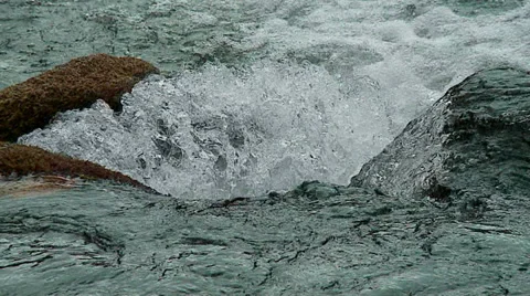 Swift River Water Stock Footage 32477652