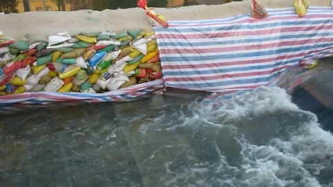 The swift rivers and waves Stock Footage 71108881