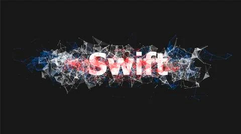 Swift technology for website design Stock Illustration