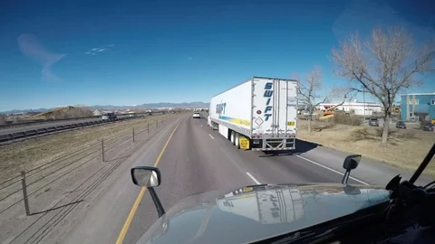 Dash cam footage captures semi passing truck over double yellow line on  Highway 5