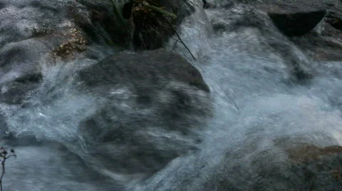Swift Water Close Up Stock Footage 844331