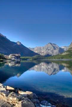 Swiftcurrent Lake Stock Photos