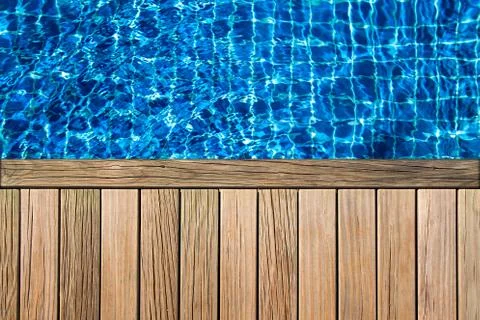 Swiiming pool background Stock Photos