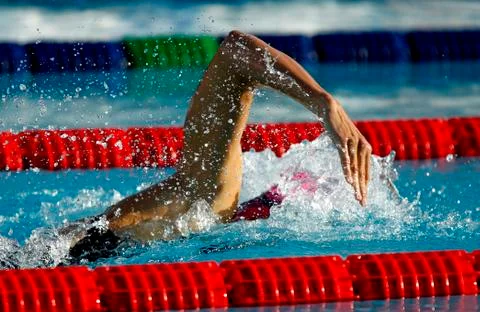 Swim competiton Stock Photos