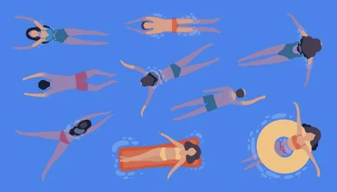 Swim Stock Illustration