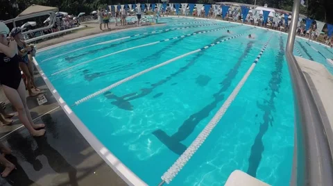 Swim meet 2 Video stock 55333481