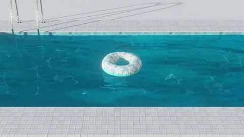 Swim Pool Background Video stock 279058741