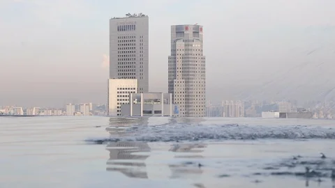 Swim in a pool Stock Footage 102036261