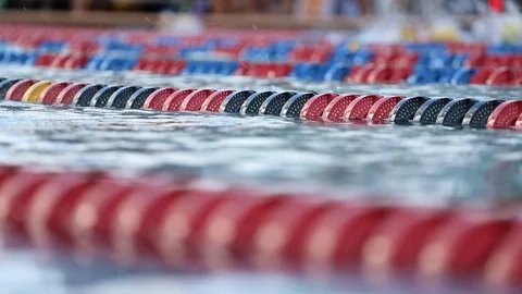 Swim Practice In The Pool Stock Footage 113519558