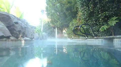 A Swim at the Spa 1 Stock Footage 10301913