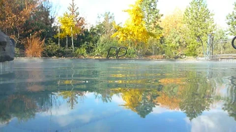 A Swim at the Spa 2 Stock Footage 10302031