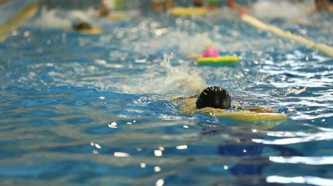 Swim training 6 Video stock 38991826