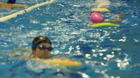 Swim training 7 스톡 동영상 38992028
