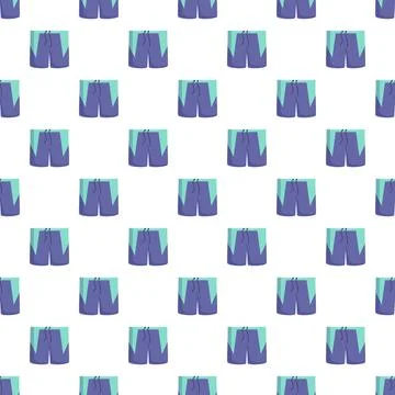 Swim trunks seamless pattern for beach fashion Stock Illustration