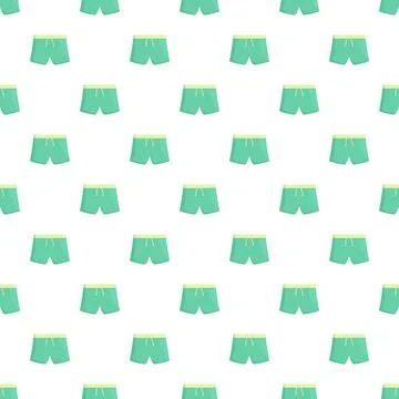 Swim trunks seamless pattern for summer beachwear clothing Stock Illustration