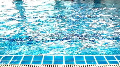 Swiming Pool slow motion Video stock 75678982