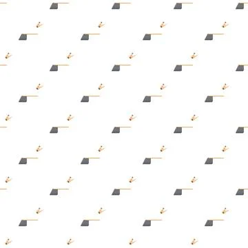 Swimmer diving from board vector pattern イラスト素材