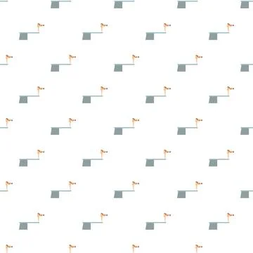 Swimmer diving pattern preparing for jump from board Stock Illustration