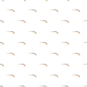 Swimmer diving pattern for sports and competition background Stock Illustration