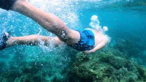 Swimmer Stock Footage 124519377