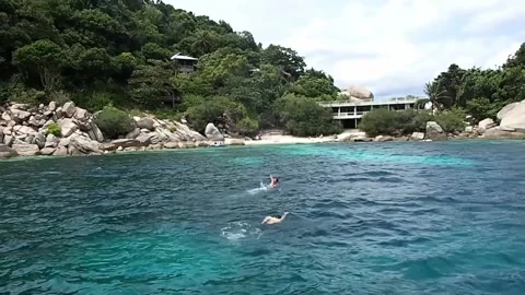 Swimmer Stock Footage 235132475