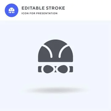 Swimmer icon vector, filled flat sign, solid pictogram isolated on white, logo Stock Illustration