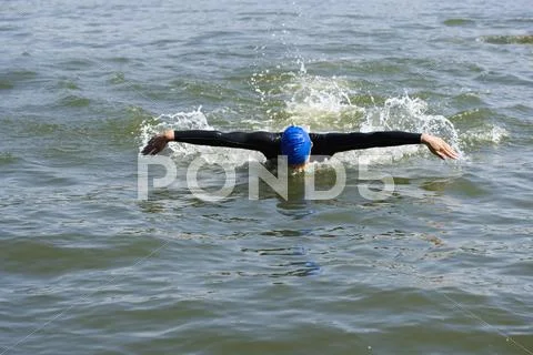 A swimmer Stock Photos
