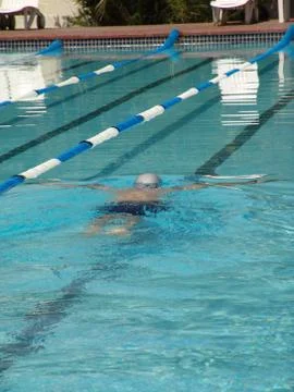 Swimmer 스톡 사진