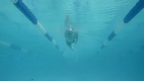 Swimmer swimming Stock Footage 77101343