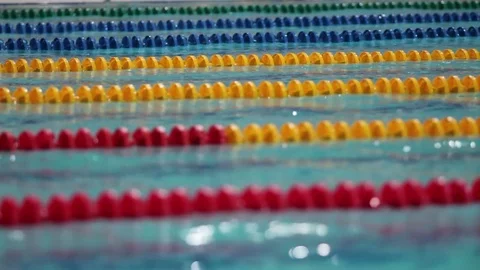 Swimmer tracking shot Stock Footage 71262936