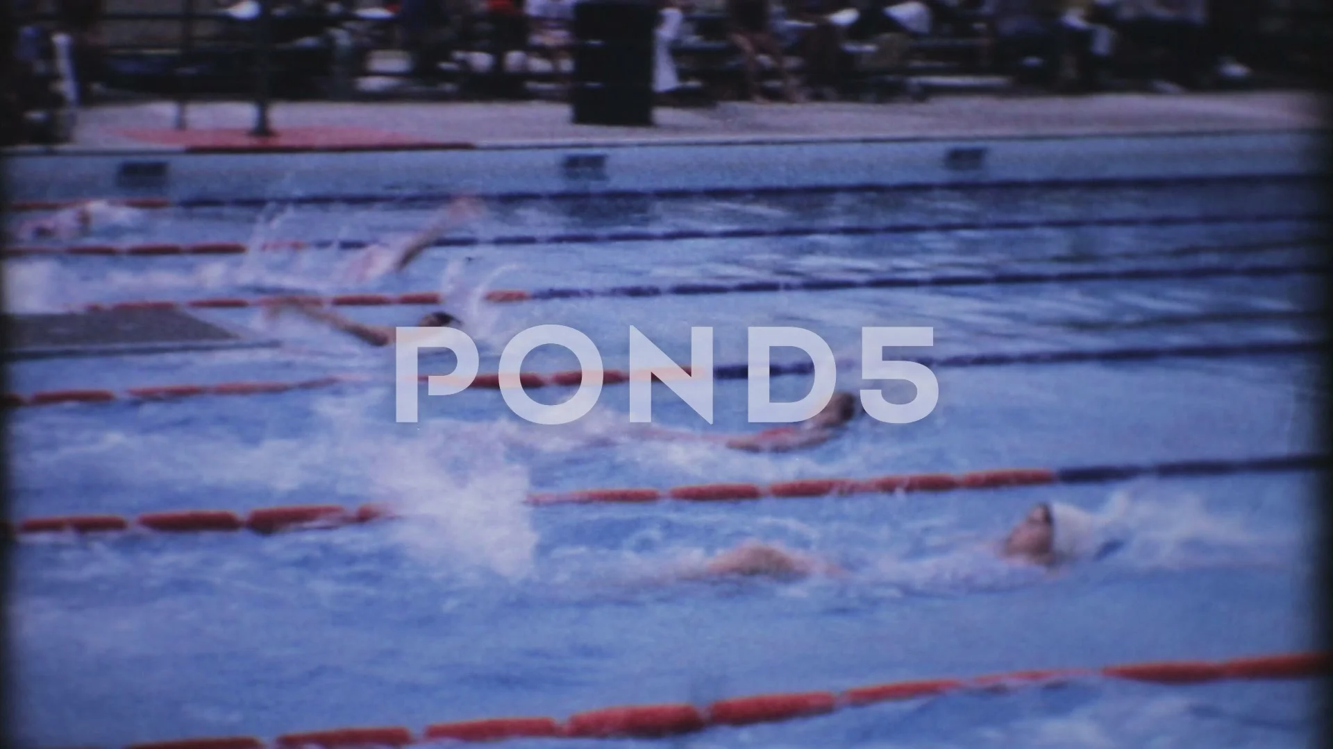 swimmers in backstroke competition at me... | Stock Video | Pond5